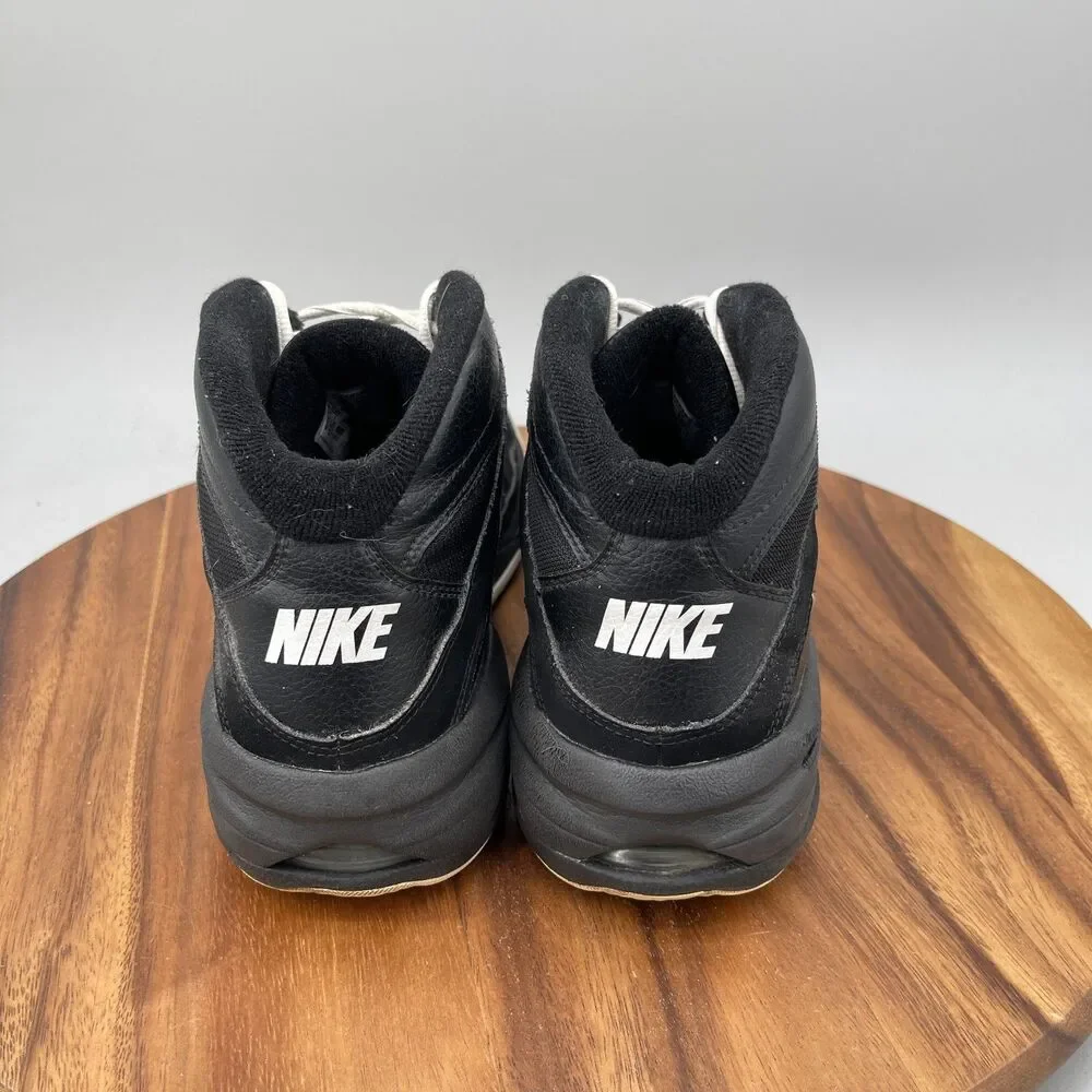 Nike Air Team Trust 2 Shoes Mens Size 11.5 Black Basketball High Top Sneakers